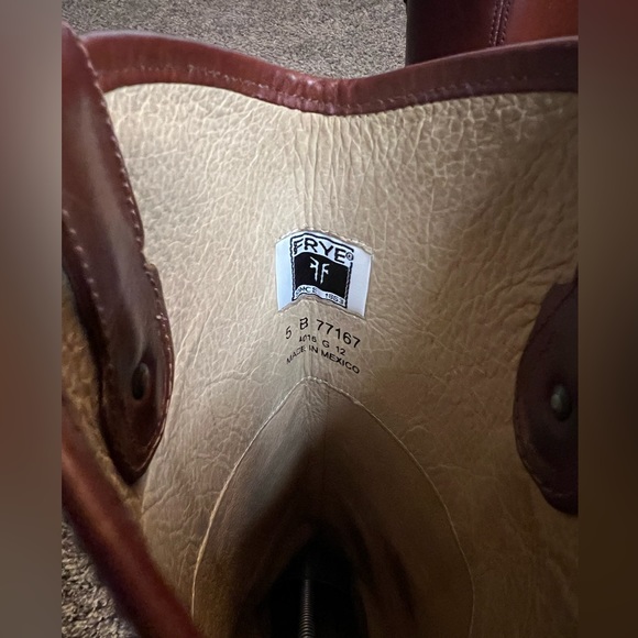 FRYE “Mellissa” Whiskey Leather Boots 5 - Picture 10 of 11